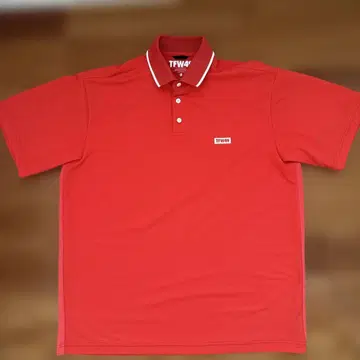 TFW49 레드 오렌지 피케 셔츠 XL