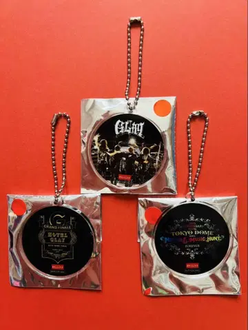 GLAY 빅 에코 콜라보 키링 3개 세트