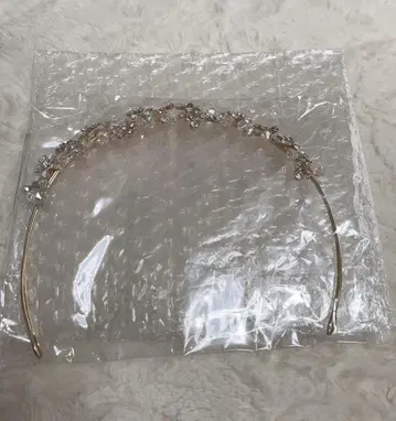 꽃 모티브 헤어밴드, 목걸이, 귀찌 세트