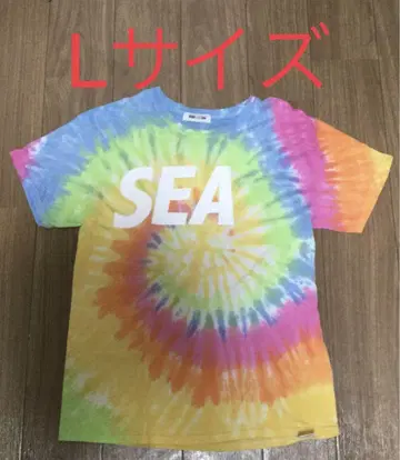 WIND AND SEA TIE-DYE S/S TEE 멀티 컬러 L 사이즈