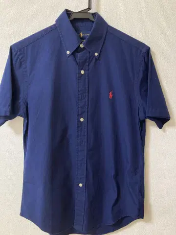 Ralph Lauren 네이비 반팔 셔츠