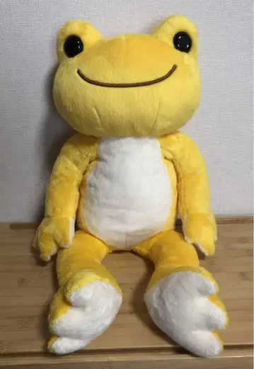 개구리 피클스 봉제 인형 M 사이즈 오렌지 컬러
