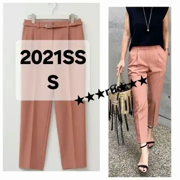PLST 2021SS 폴리에스테르 옥스 테이퍼드 팬츠 S (420)