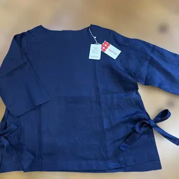 택 포함 새상품 DoCLASSE 네이비 린넨 반소매 튜닉