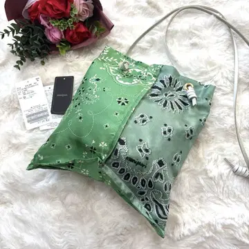 manipuri 마니푸리 Spick&Span 콜라보 반다나 패턴 S 백