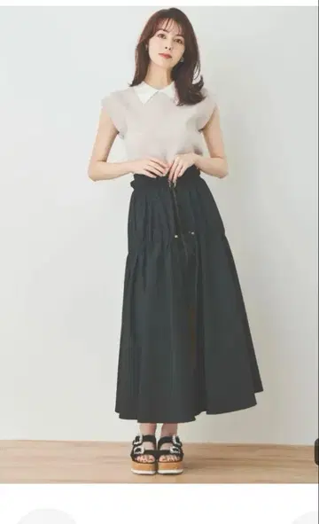 31 Sons de mode 2웨이 플레어 스커트 블랙