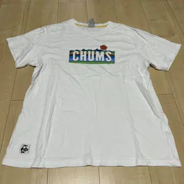 CHUMS 그래픽 티셔츠 화이트