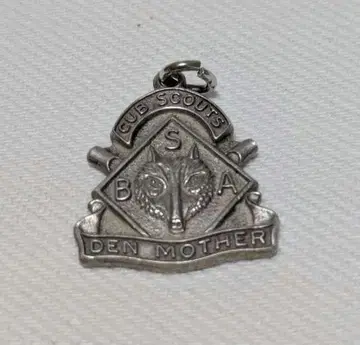 BSA 카브 스카우트 덴 마더 스털링 실버 참 USA제