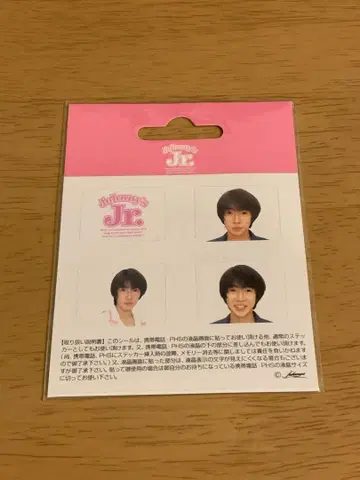 쟈니즈 주니어 스티커 세트 4장 아라시 아라이 마사키