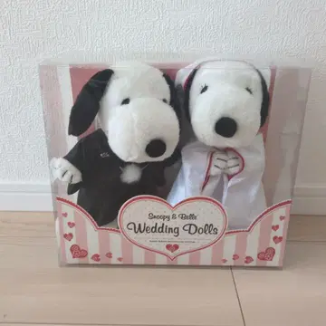 스누피 웨딩 인형
