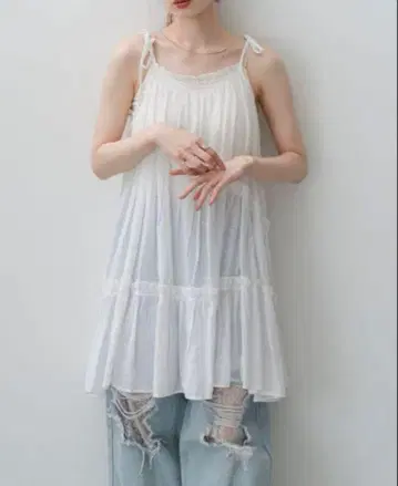 Kastane 인도 면 티어드 튜닉