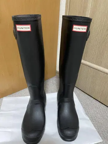 헌터 블랙 장화