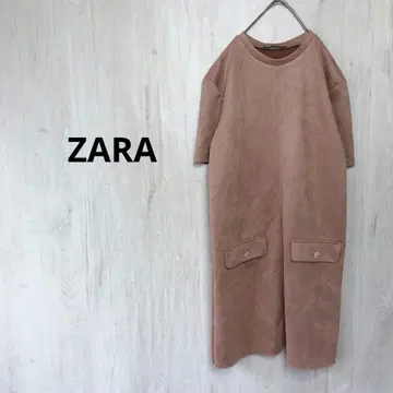 ZARA 베이직 페이크 스웨이드 원피스