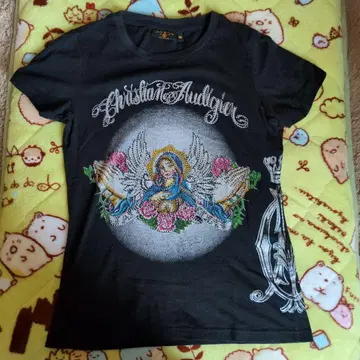 Christian Audigier 반팔 티셔츠 블랙