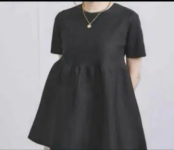 UNITED ARROWS P 페플럼 숏 슬리브 니트