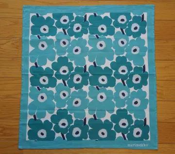 마리메꼬 미니 우니코 스카프 54x53cm 에메랄드 그린