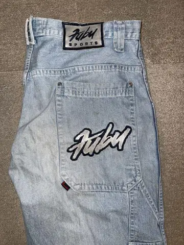 FUBU 데님 청바지 자수 사이즈 36