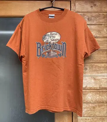 빈티지 Bass Pro Shops 티셔츠 브라운