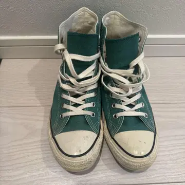 CONVERSE 그린 하이컷 스니커즈