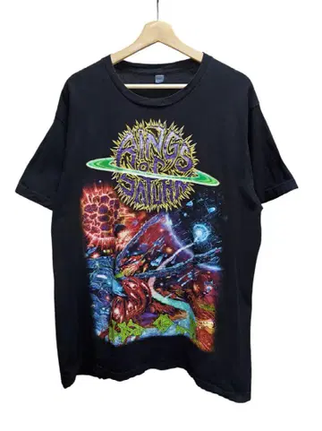 TALTEX Rings of Saturn 밴딩 티셔츠 SF 그래픽