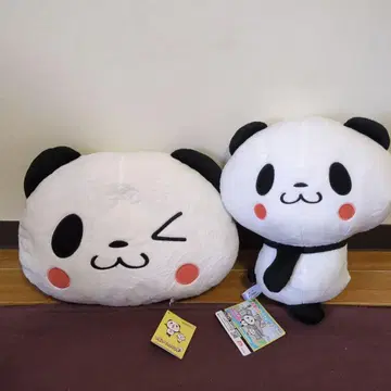 쇼핑 팬더 페이스 쿠션 BIG 봉제 인형