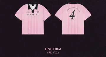 DEADLINE 유니폼 M / 핑크