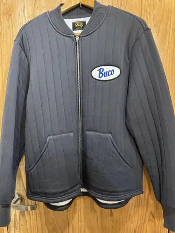 리얼 맥코이 Buco 퀼팅 자켓 M 그레이