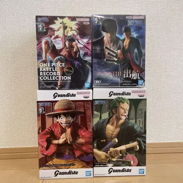 미개봉 새상품 ONEPIECE 피규어 루피 조로 4종 세트