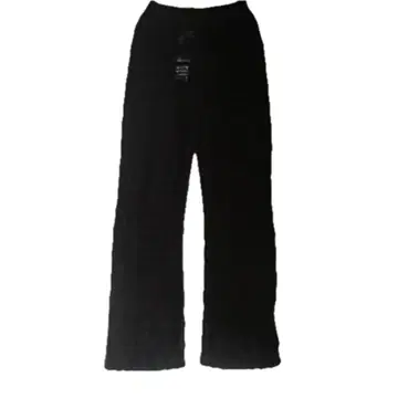 MOUSSY 블랙 니트 팬츠