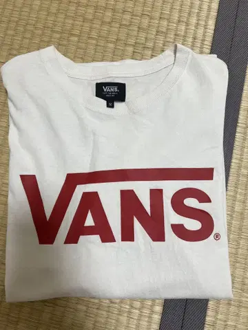 VANS OFF THE WALL 화이트 티셔츠 M