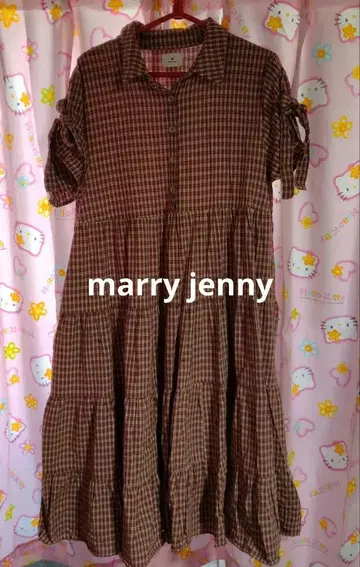 marryjenny 깅엄 체크 원피스