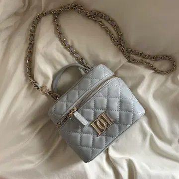 Darich 퀼팅 베니티백 워터 컬러 SAX