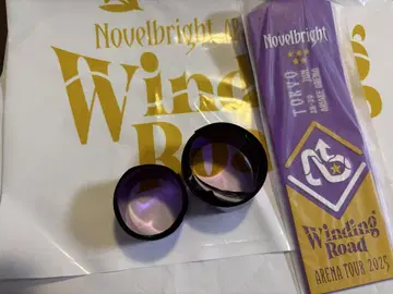 노벨 브라이트 라이브 2025 winding road 은색 테이프 네임택