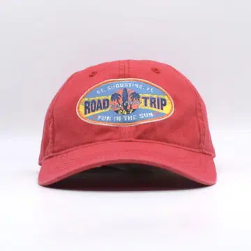 ROAD TRIP 세인트 오거스틴 자수 프린트 캡 구제 의류 서핑