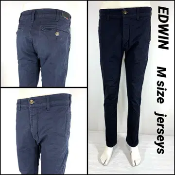 EDWIN 에드윈 저지 치노 팬츠 스트레이트 M 사이즈 82cm
