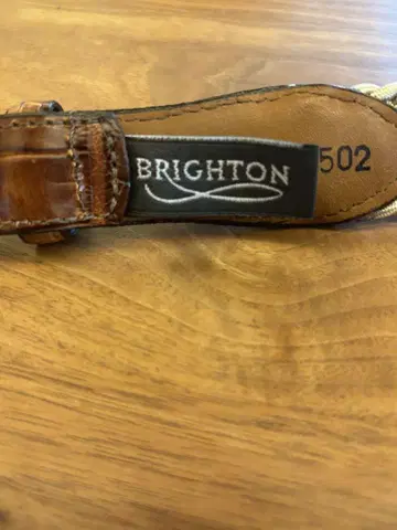 BRIGHTON 벨트 사이즈 42
