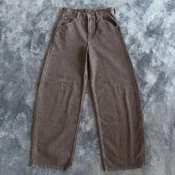 유니클로 배기 커브 청바지