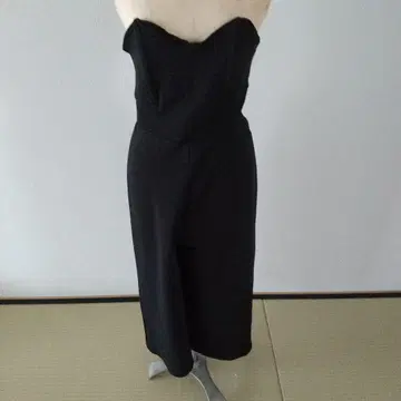 자라 블랙 스트랩리스 점프 수트 M