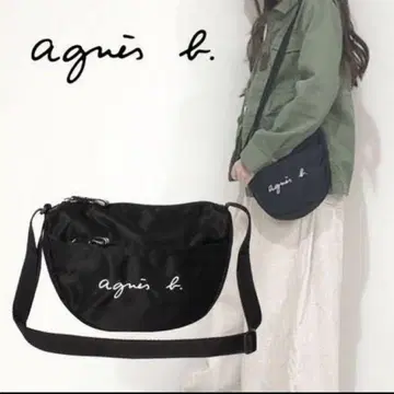 agnis b. ENFANT 블랙 숄더백