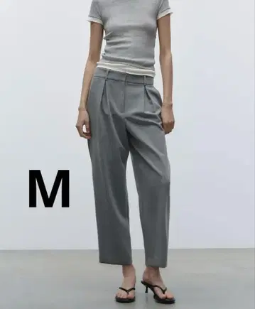 플리츠 치노 팬츠 ZARA