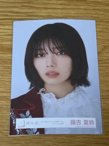 사쿠라자카46 왕자 의상 브로마이드 후지요시 카린