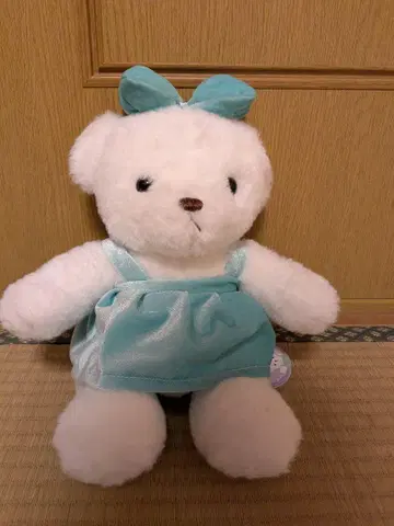 푹신푹신! 예쁜 곰 봉제 인형 화이트