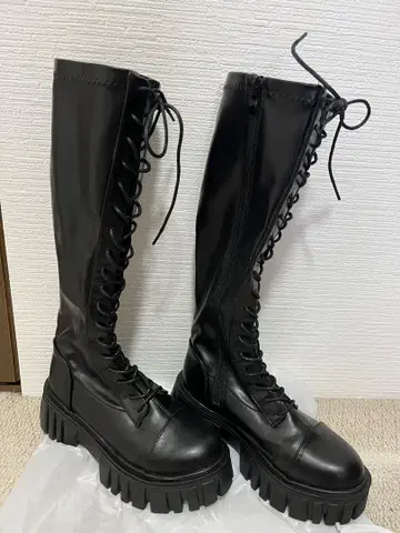 레이스업 부츠
