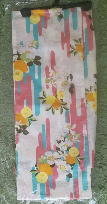 꽃과 과일 프린트 유카타 140cm