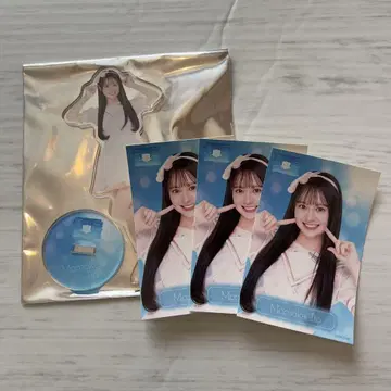 AKB48 이토 모모카 파랑 하늘 네이비 복권 아크릴 스탠드 & 스티커
