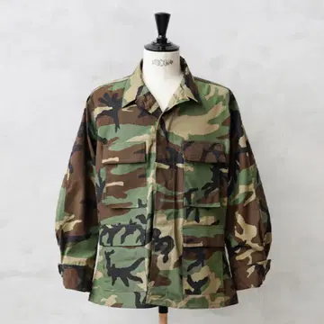 미군 BDU WOODLAND CAMO 자켓 후기형 립스탑