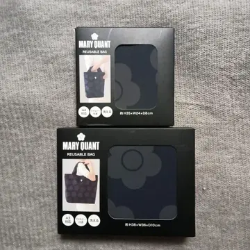 2개 새상품 MARY QUANT 마리 콴토 에코백 대 세로형 백