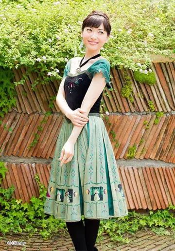 안나 대관식 원피스 시크릿허니 디즈니 안나 초커 포함