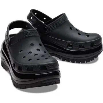 Crocs 메가 크러쉬 크로그 블랙 23cm