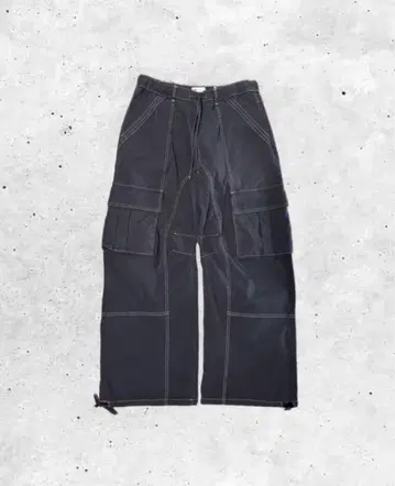 자라 카고 팬츠 블랙 EUR32